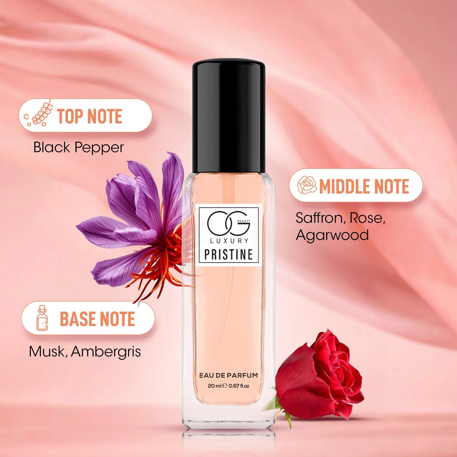 OG Beauty Luxury Pure Elegance Eau De Parfum Gift - (4 Pc / Set / 20 ML) OG Beauty Luxury Pure Elegance Eau De Parfum Gift - (4 Pc / Set / 20 ML)